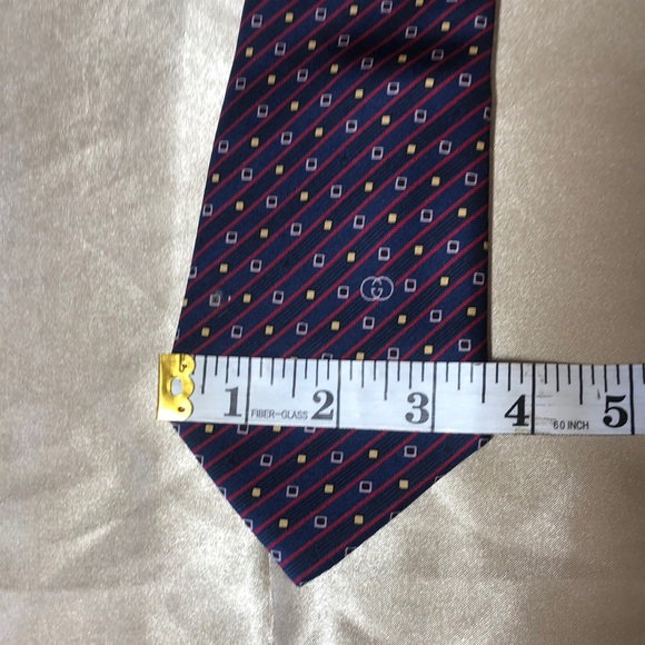 Gucci 100% Seta Silk Tie Made In Italy ๐ฎ๐น - Picture 14 of 14